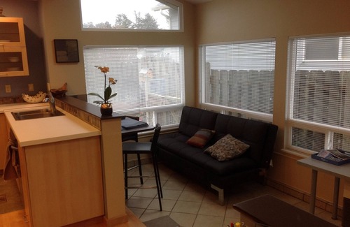 Crescent City North Apartamento | Apartamento que admite mascotas con hermosas vistas al mar y Puppy Park