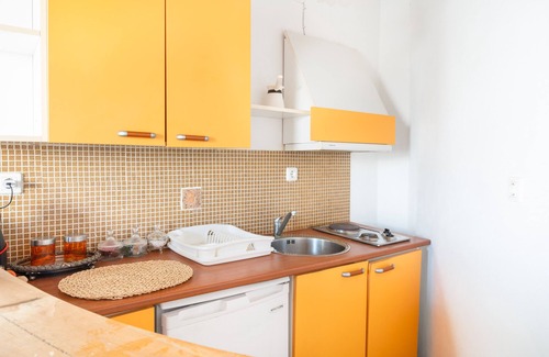 Sikinos Apartamento | Apartamento "Milos" con vistas al mar Wi-Fi que admite mascotas