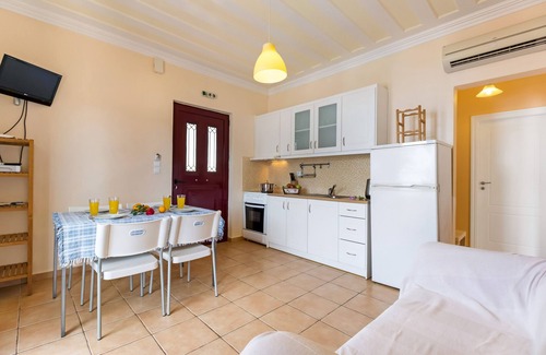 Vassiliki Apartamento | Apartamento que admite mascotas Villa Captain Fotis 2 con vistas al mar y balcón