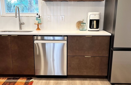 St. Augustine Beach Casa | Pet friendly beach house w/private backyard & outdoor shower- steps from beach