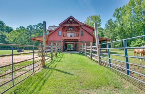 Huber Apartamento | Pet-Friendly Dry Branch Ranch Vacation Rental!
