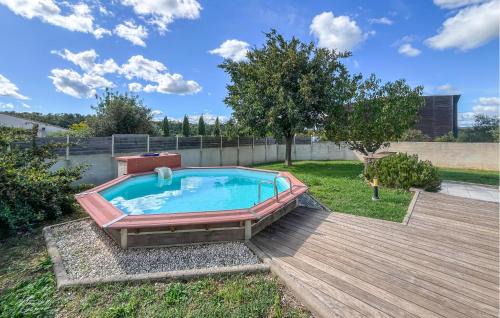 Serviers-et-Labaume Casa | Pet Friendly Home In Serviers-Et-Labaume