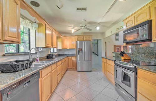 Crystal River Casa | Pet-Friendly Inglis Retreat w/ Lake + Dock!
