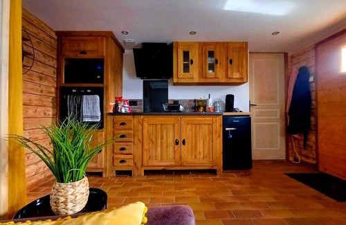 Marignier Chalet De Esquí | Petit chalet en bois avec mezzanine en montagne