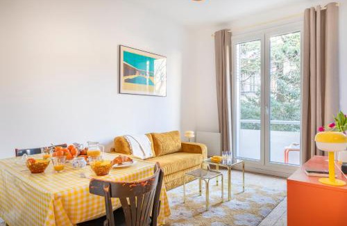 La Conception Apartamento | Petit jaune, T2 centre ville Marseille avec balcon