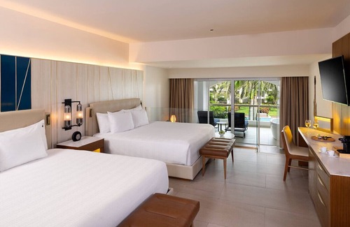 Punta Cana Hotel | Pets Allowed, Islander Junior 2 King! Hard Rock Punta Cana, Family Fun | 4 Units