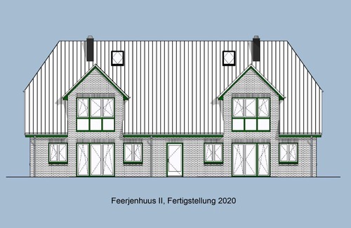 Vollerwiek Apartamento | Pfahlbau, Ferienwohnung für 4 Personen - Erwachsene oder Kinder - in DE FEERJENHUSEN am Haubarg von Vollerwiek, Fertigstellung April 2020