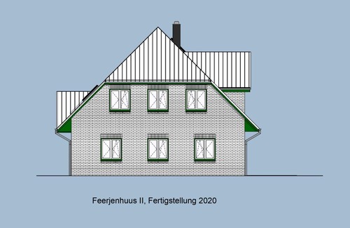 Vollerwiek Apartamento | Pfahlbau, Ferienwohnung für 4 Personen - Erwachsene oder Kinder - in DE FEERJENHUSEN am Haubarg von Vollerwiek, Fertigstellung April 2020