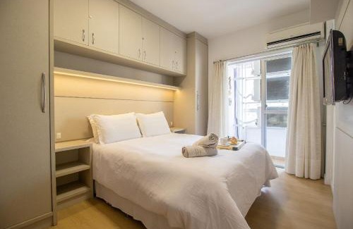 Barra Sul Apartamento | PGB74 - 2Dorm, Climatizado, Churrasq , Av Brasil
