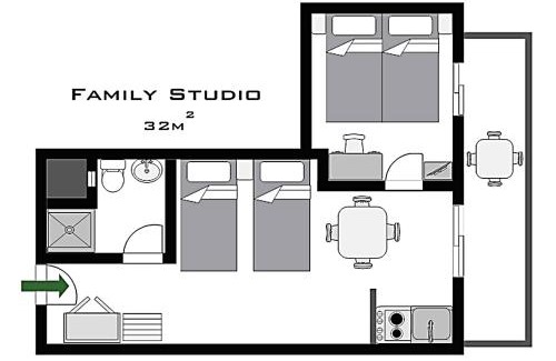 Petaloudes Apartamento | Philoxenia Hotel & Studios