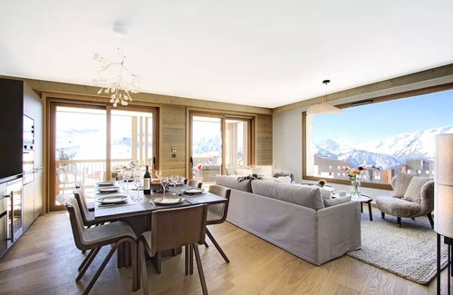 Bergers Apartamento | PHOA23 Große Wohnung in Residenz mit Pool und Pisten
