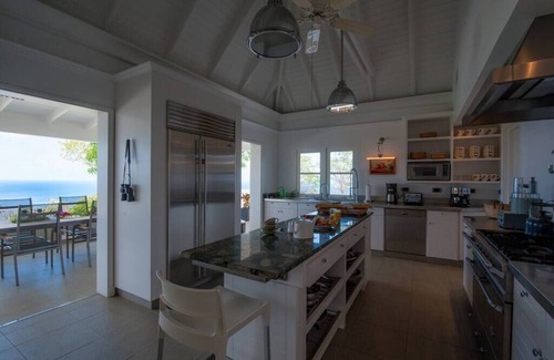 Colombier Casa | Pintoresca villa caribeña Belle Bague con piscina.