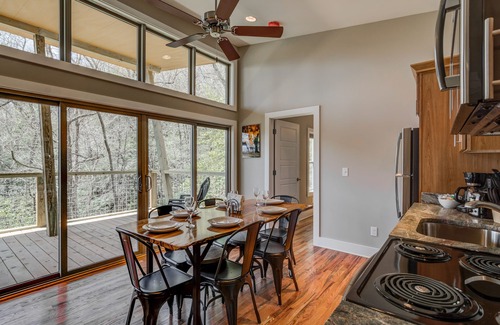 Pisgah Forest Cabina | PILOT COVE 2 BR Cabin - ¡Lujo moderno con naturaleza!