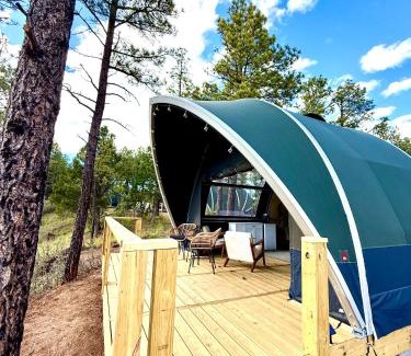 McIntosh Otro | Pinetop Glamping Tent at Manzano Mountain Retreat