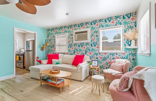 Downtown Dunedin Casa | Pink Flamingo | Dunedin Vacation Rental