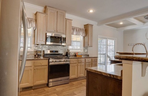 Asheville Casa | Pisgah Retreat w/ Hot Tub & Private River Access