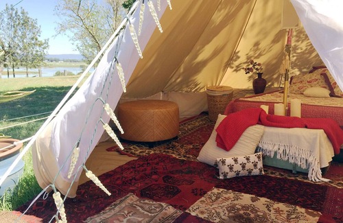 Pitt Town Alquiler De RV | Pitt Town Lagoon Glamping