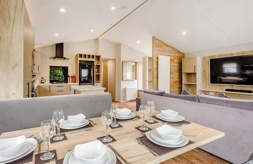 Mablethorpe Chalet De Esquí | Platinum Lakeview Lodge Sleeps 4