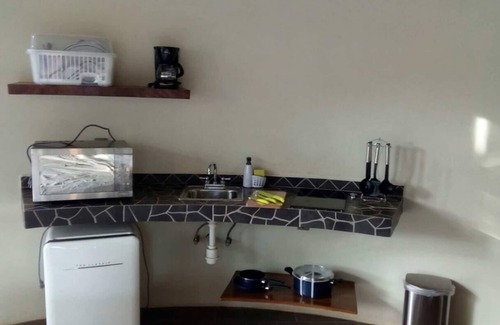 Brisas de Zicatela Apartamento | Playa Bruja Zicatela, 1er línea de playa, Cocina, A/C, Starlink, Alberca y más
