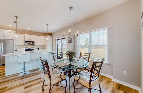 Callaway Casa | Pleasant neighborhood home with open layout, full kitchen, balcony, & central AC