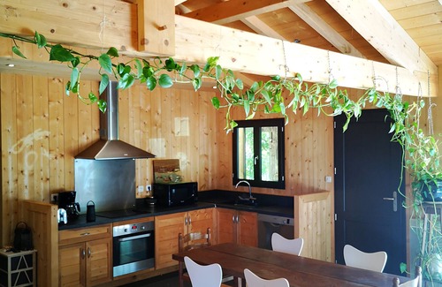 Le Porge Casa | Pleasant wooden house near beaches and forest