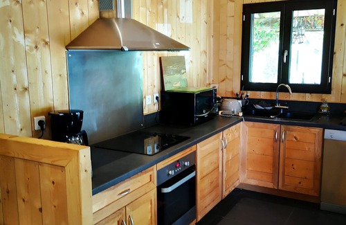 Le Porge Casa | Pleasant wooden house near beaches and forest