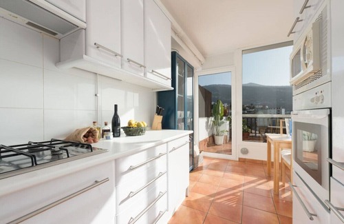 La Mancha Apartamento | Vistas espectacular, piscina privada, wifi, jardín en Villas Alberto Dorner [A]