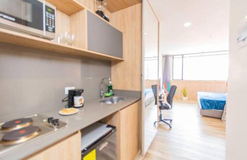 La Aguacatala Apartamento | Poblado, Modern studio, coworking, A/C, Gym 1411