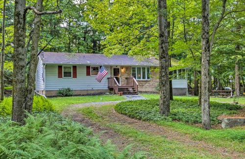 Locust Lake Village Casa | Poconos Home with Fire Pit, Walk to Locust Lake!