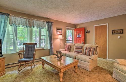 Locust Lake Village Casa | Poconos Home with Fire Pit, Walk to Locust Lake!