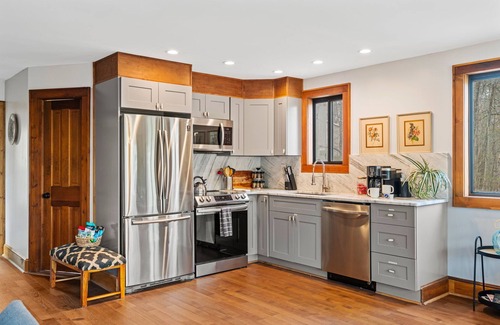 Cresco Casa | Poconos retreat with hot tub, fire pit & game room