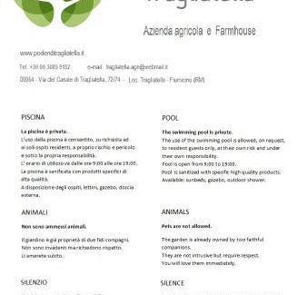 Tragliatella Apartamento | Poderi di Tragliatella