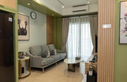 Kesawan Apartamento | Podomoro City Deli Medan Tower Empire - Japandi Style - 2BR Family Suite 3 beds - 87m