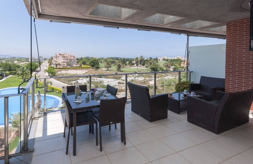 Molinell Casa | POEMA - Apartamento con piscina compartida en Oliva Nova .