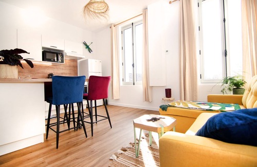 Libourne Apartamento | Apartamento-Tropical-Lujoso-Baño con ducha