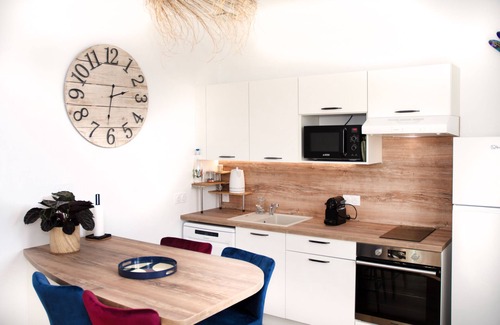 Libourne Apartamento | Apartamento-Tropical-Lujoso-Baño con ducha
