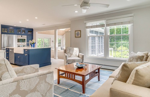Stevenson Casa | Pool, Gardens & Hot Tub: Luxe Sandy Hook Home!
