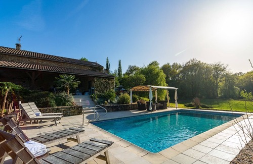 Salles-de-Belves Casa | Casa en Salles-de-Belvès con Piscina