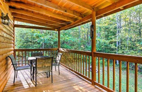 Cosby Casa | Porch and Fire Pit Rustic Log Cabin in Smokies!
