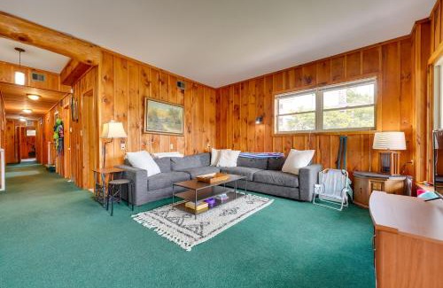 Lake George Casa | Porch and Views Queensbury Three Family Lakehouse