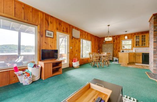 Lake George Casa | Porch and Views Queensbury Three Family Lakehouse