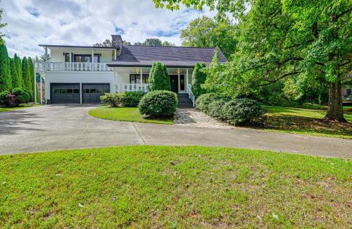 Sylva Casa | Porch, Yard and Creek Access Spacious Sylva Home!