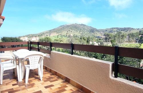Port-Vendres Apartamento | Port-Vendres : T2 calme avec parking, grande terrasse ensoleillée et proche du port - FR-1-309-215