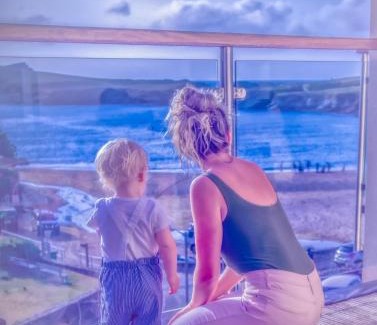 Porth Apartamento | Porth Sands Beachfront Apartment