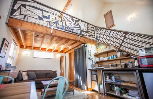 Mississippi District Cabaña | Portland's LemonDoor Micro-Loft surrounded by lush gardens in fun, close-in area