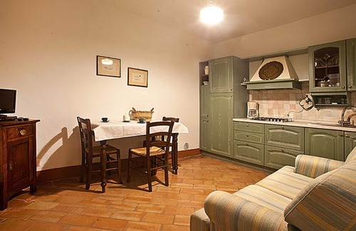 Ponte di Gabbiano Otro | Apartamento Pozzo en la planta baja con piscina en la Toscana en Crete Senesi