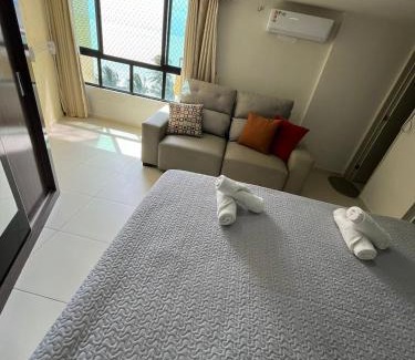 Conde Apartamento | Praia de Tabatinga- Flat do BZ - 2 quartos