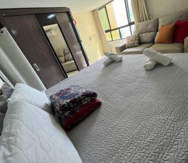 Conde Apartamento | Praia de Tabatinga- Flat do BZ - 2 quartos