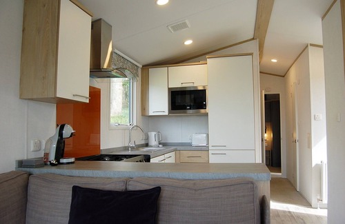 Bryn-crug Cabaña | Caravan at The Woodlands
