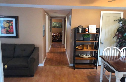 Ortley Beach Casa | PREMIER HOST-2BR SEASIDE PARK SUITE#57, One Short Block to Beach, Kit, Liv Room